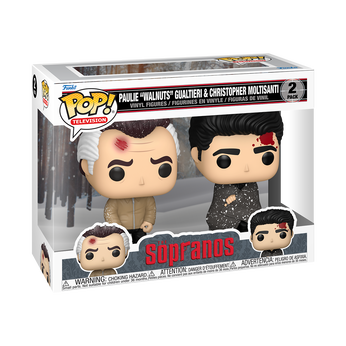 Pop! Paulie "Walnuts" Gualtieri & Christopher Moltisanti 2-Pack, Image 2