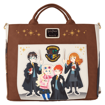 Harry Potter Hogwarts Convertible Backpack & Tote Crossbody Bag, Image 1