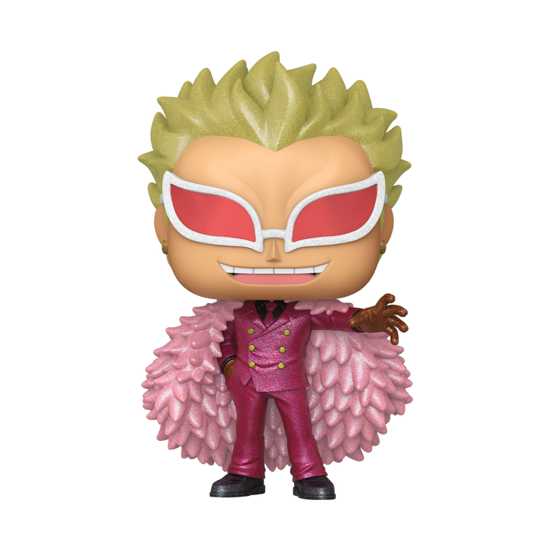 SDCC Limited Edition One Piece Doflamingo (Diamond) Pop! & Bag Bundle, , hi-res view 3