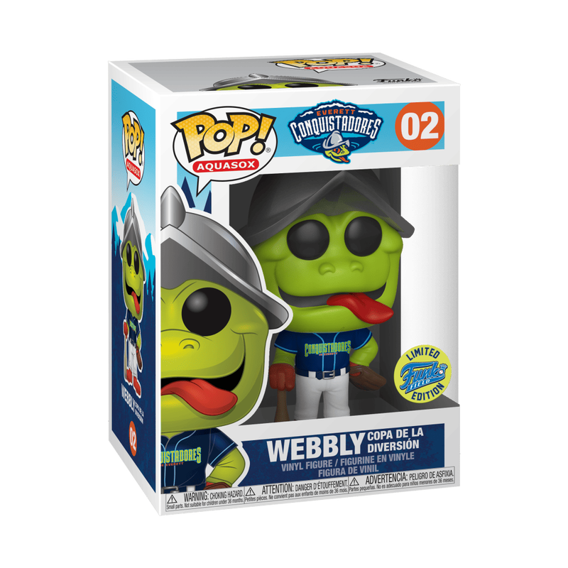 POP MILB Mascots: AquaSox - Copa Webbly (Conquistadores), , hi-res view 1