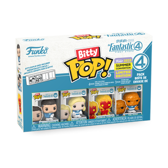Bitty Pop! The Fantastic Four: First Steps 4-Pack, Image 1