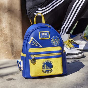 NBA Golden State Warriors Patch Icons Mini Backpack, Image 2