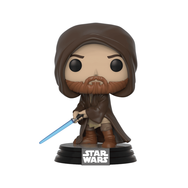 Pop! Obi-Wan Kenobi with Blue Lightsaber, , hi-res view 1