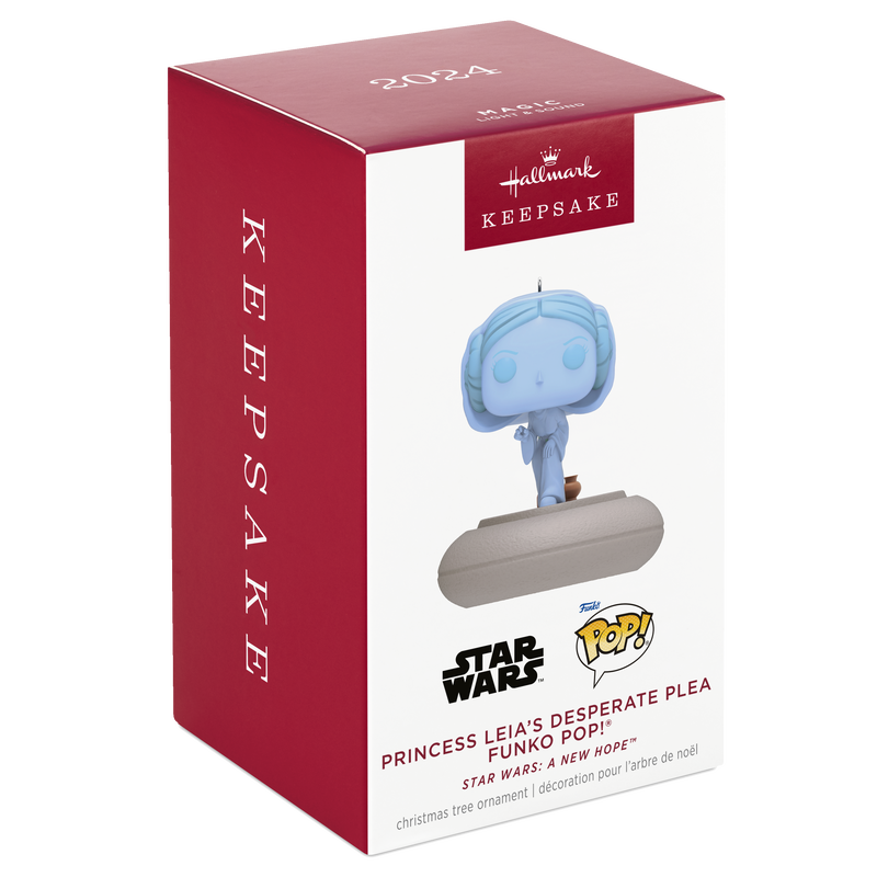 Princess Leia's Desperate Plea Lights and Sounds Ornament, , hi-res view 4