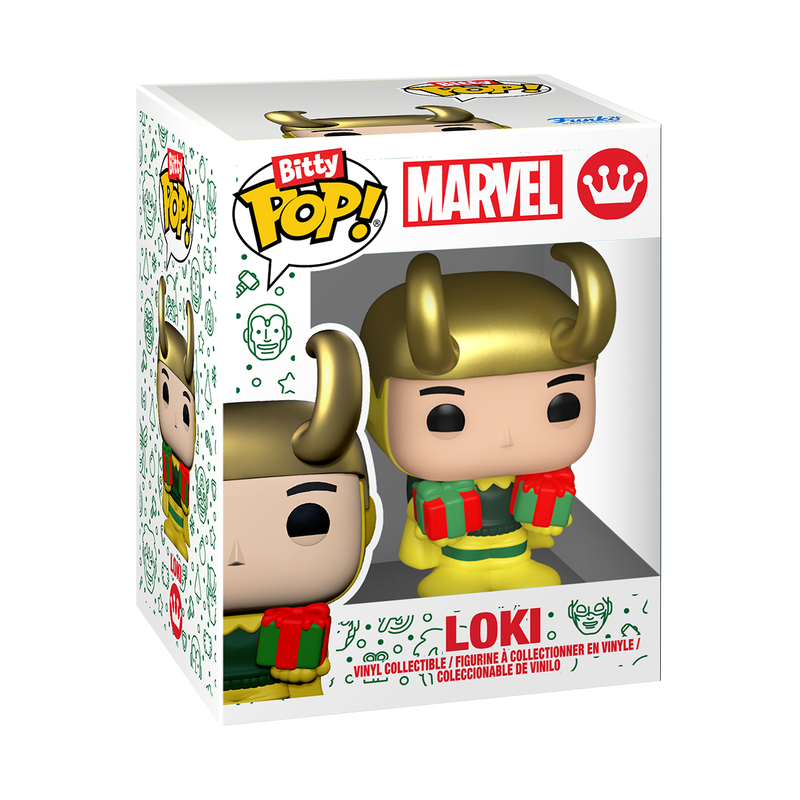 Bitty Pop! Marvel Holiday Loki, , hi-res view 1