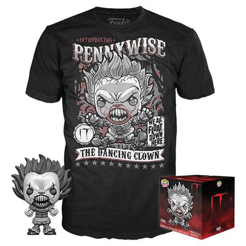 Pennywise w/Teeth (Black and White), , hi-res view 1