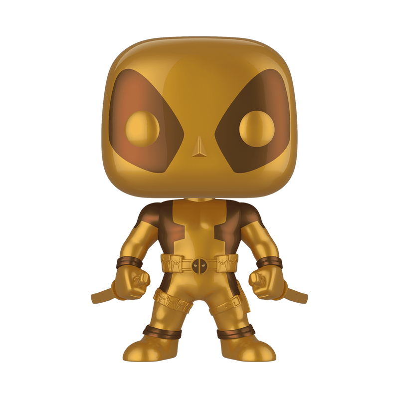 Pop! Jumbo Deadpool with Swords (Gold), , hi-res view 1