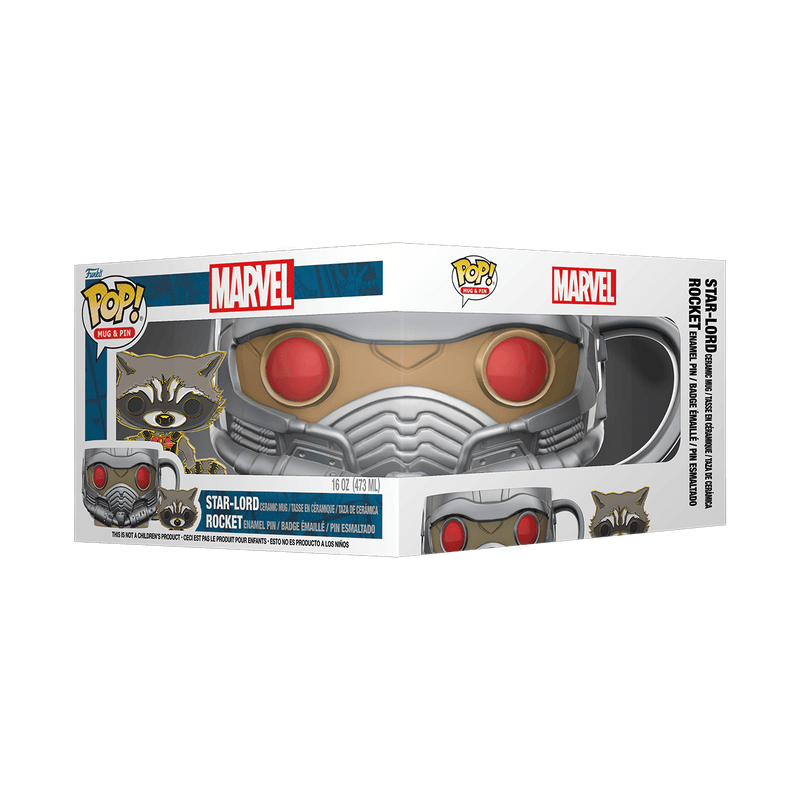 Pop! Mug & Pin Star-Lord & Rocket, , hi-res view 2
