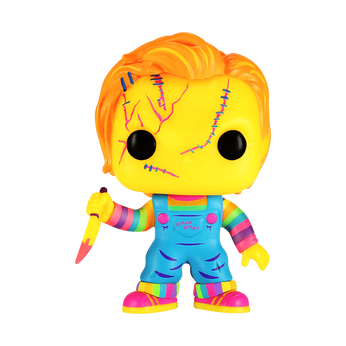 Pop! Scarred Chucky (Black Light), Image 1