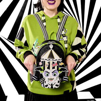 Beetlejuice Carousel Hat Light Up Cosplay Mini Backpack, Image 2