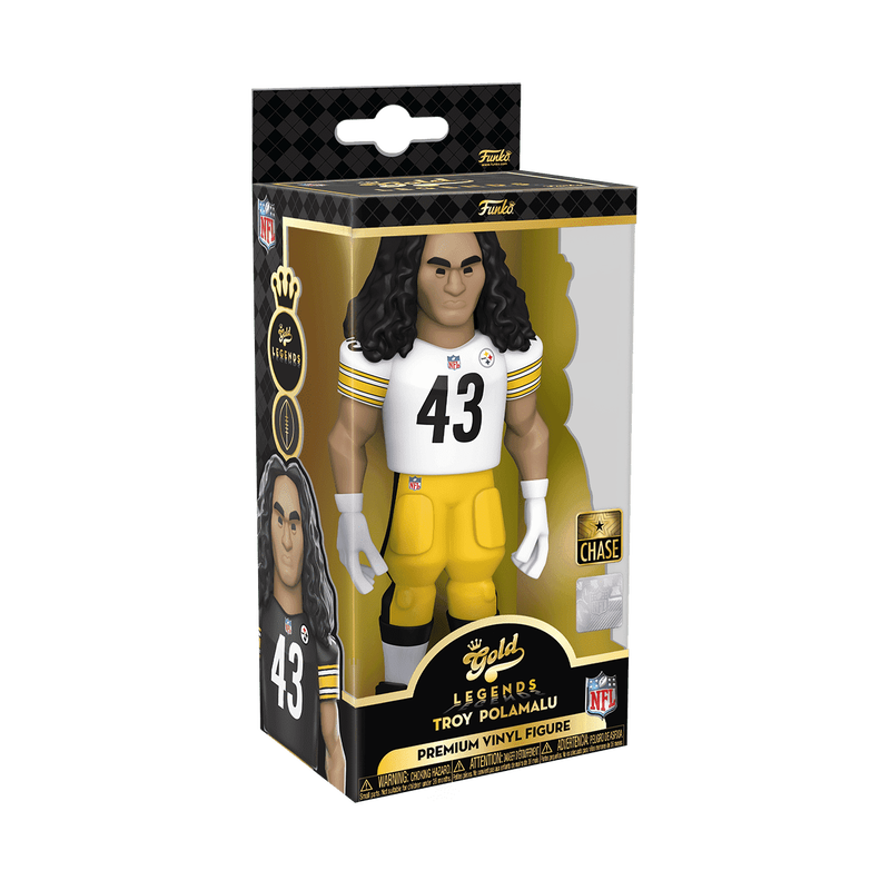 Vinyl GOLD 5" Troy Polamalu - Steelers, , hi-res view 4