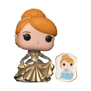 Pop! Cinderella (Gold) with Pin, Image 1
