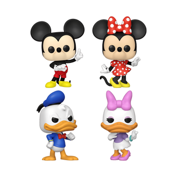 Pop! Disney Mickey & Friends 4-Pack, Image 1