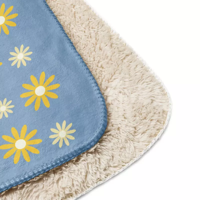 Gilmore Girls I Love You A Thousand Yellow Daisies Sherpa Blanket, , hi-res view 3