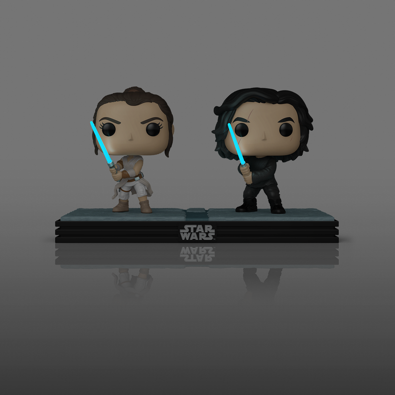 Pop! Moment Rey & Kylo Ren (Glow), , hi-res view 3