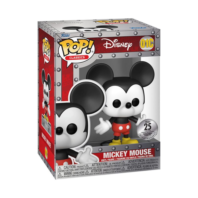 Pop! Classics Mickey Mouse Funko 25th Anniversary