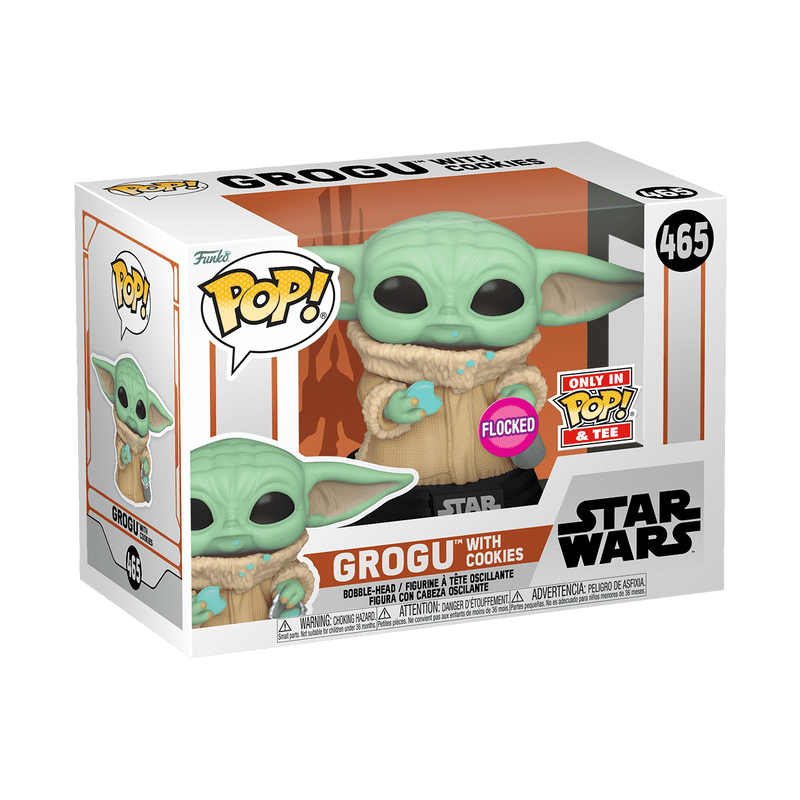 Pop! & Tee The Mandalorian Grogu with Cookies (Flocked), , hi-res view 5
