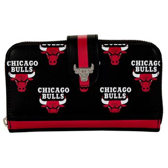 NBA Chicago Bulls Logo Zip Around Wallet, Image 1