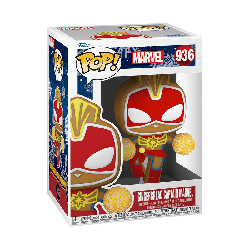 Pop! Gingerbread Captain Marvel, , hi-res view 2