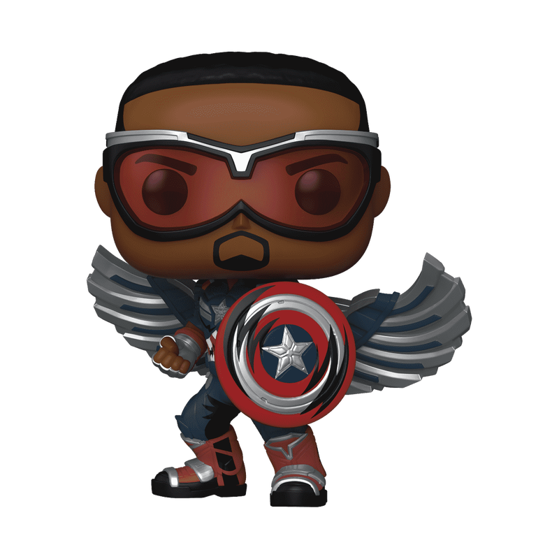 Pop! Captain America (Sam Wilson) (Retro Comic Deco), , hi-res view 1