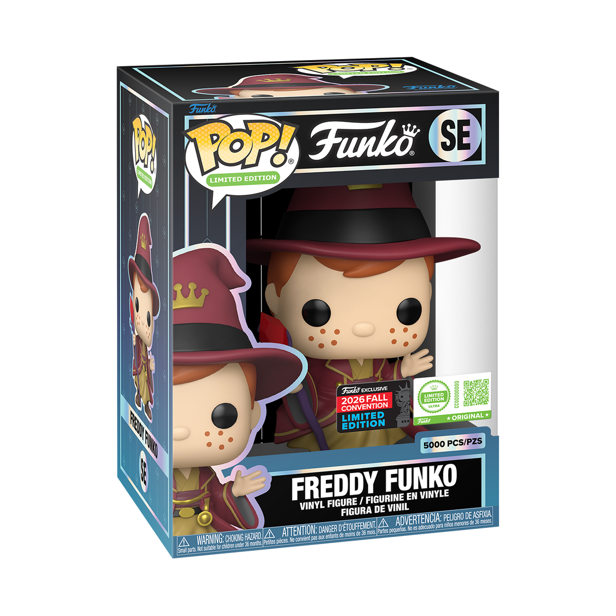 Фигурка Funko Pop! Freddy (Wizard) с защитным боксом Pop! Protector — фото 2