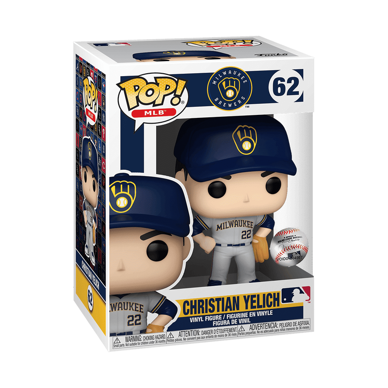 Pop! Christian Yelich (Road Uniform), , hi-res view 2