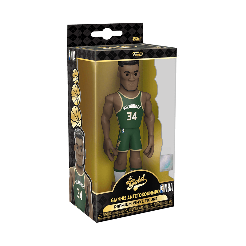 Vinyl GOLD 5" Giannis Antetokounmpo - Bucks, , hi-res view 2
