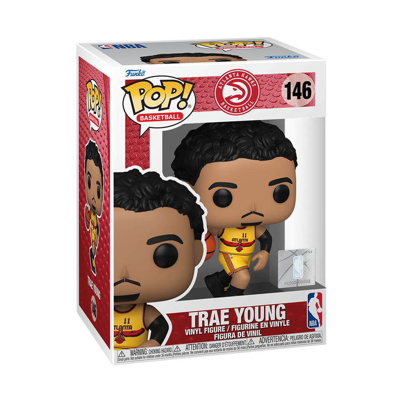 Pop! 21-22 NBA City Edition Trae Young, , hi-res image number 2