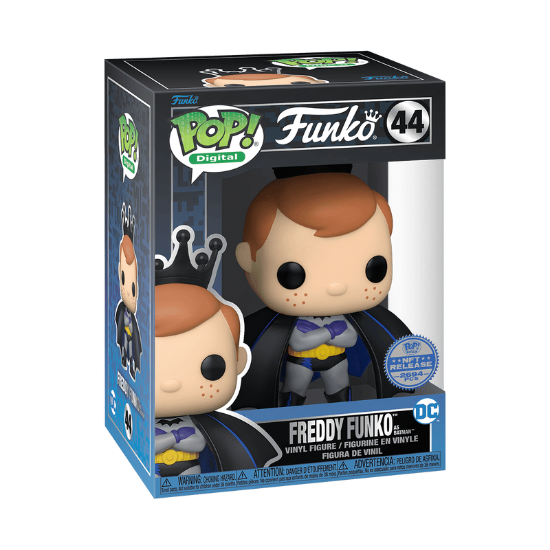 Pop! Freddy Funko as Batman (1st Appearance) (NFT Release), , hi-res view 2
