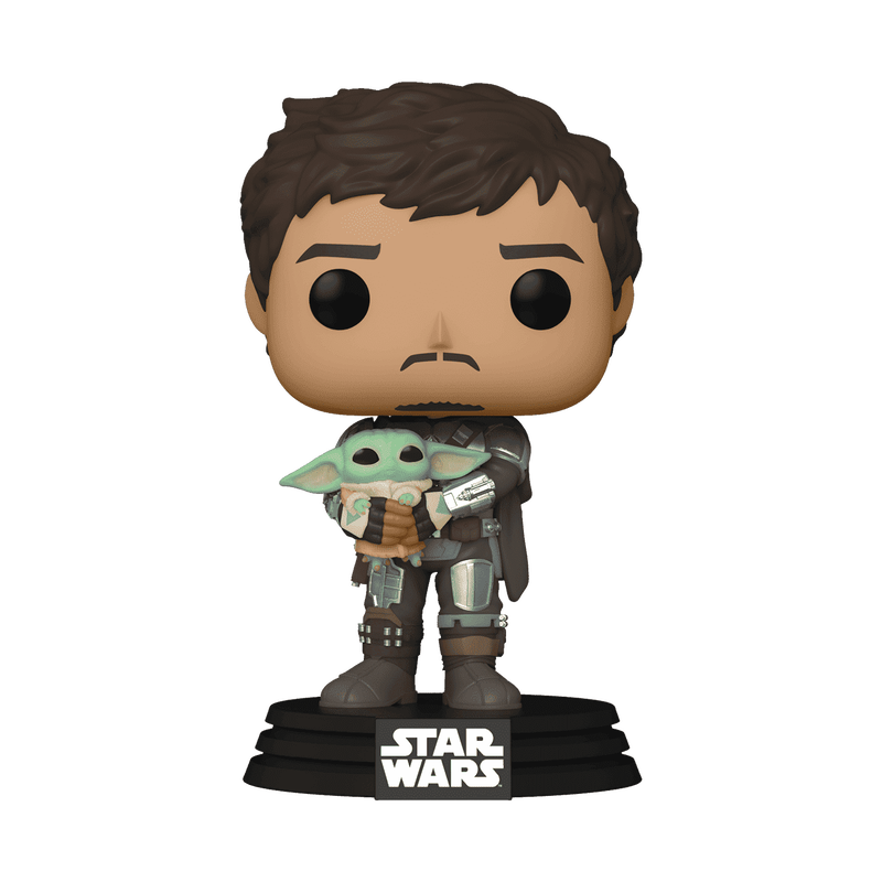 Pop! The Mandalorian with Grogu, , hi-res view 1