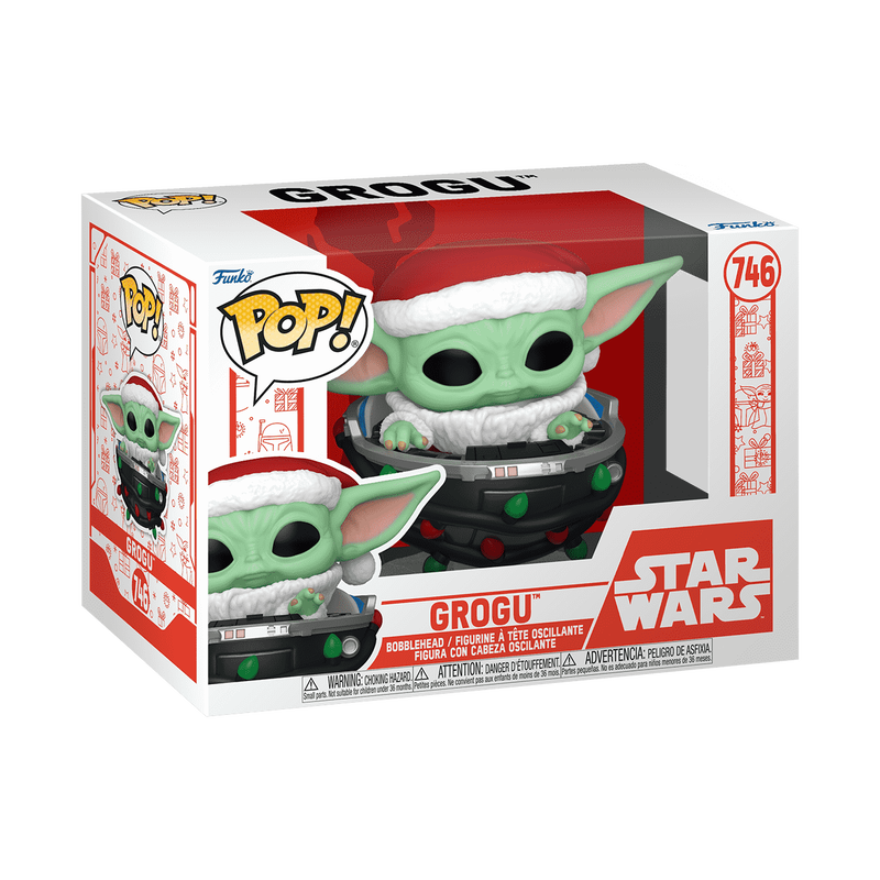 Pop! Grogu with Santa Hat in Pram, , hi-res view 2