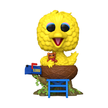 Pop! Deluxe Big Bird in Nest, Image 1