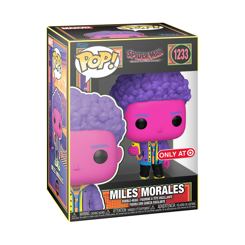 Pop! Miles Morales with Cell Phone (Black Light), , hi-res view 2