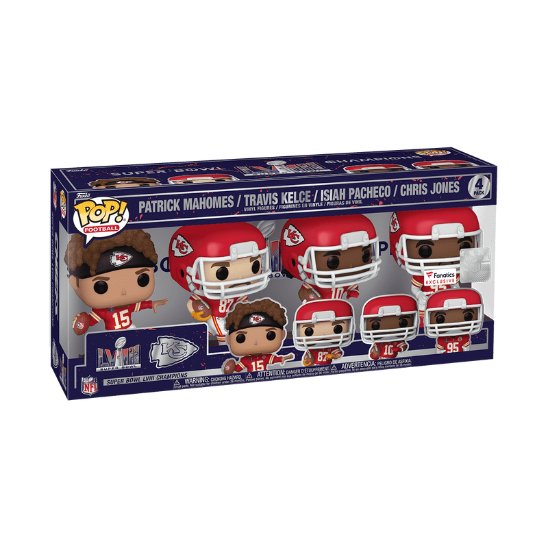 Pop! Kansas City Chiefs Super Bowl 2024 4-Pack, , hi-res view 2