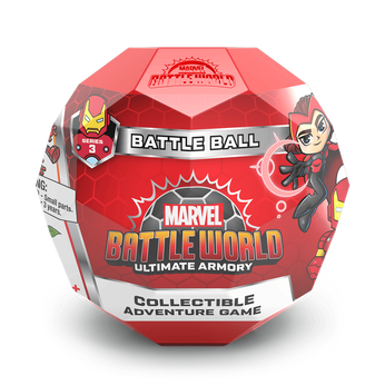 Marvel Battleworld: Series 3 Ultimate Armory Battle Ball, Image 1
