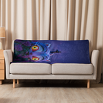 KPop Demon Hunters Derpy Tiger and Sussie Magpie Sherpa Blanket, , hi-res view 4