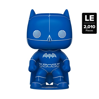 Pop! Batman (Blueprint Deco) with Pop! Protector, Image 1