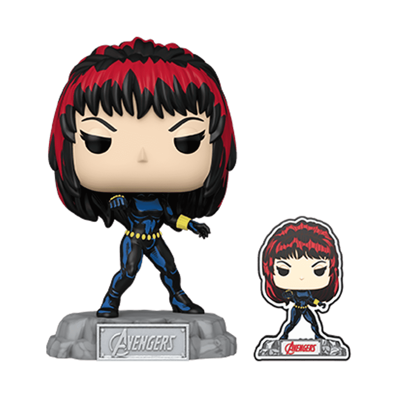 Pop! Black Widow with Pin, , hi-res view 1
