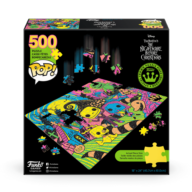 Pop! The Nightmare Before Christmas Puzzle (Black Light), , hi-res view 3