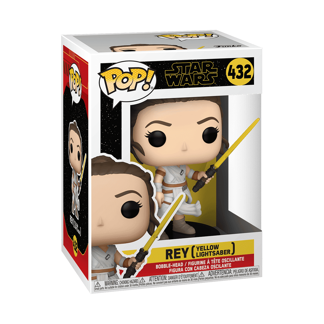 Funko Pop! Star Wars: Rey Mit Lichtschwert – Exklusive Vinyl-Figur Zur Letzten Szene Aus „The Force Awakens“ (Nr. 114)