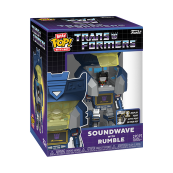 Bitty Pop! Bitty Bot Soundwave with Rumble, Image 1