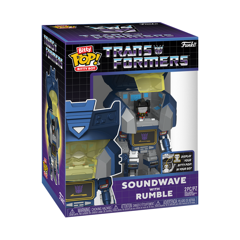 Bitty Pop! Bitty Bot Soundwave with Rumble, , hi-res view 1