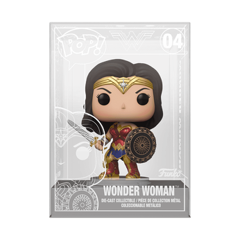Pop! Die-Cast Wonder Woman with Sword & Shield, Image 1