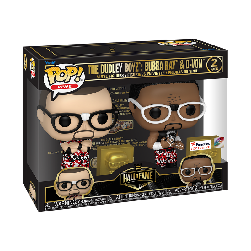 Pop! & Buddy The Dudley Boyz: Bubba Ray & D-Von (2018 Hall of Fame) 2-Pack, , hi-res view 2