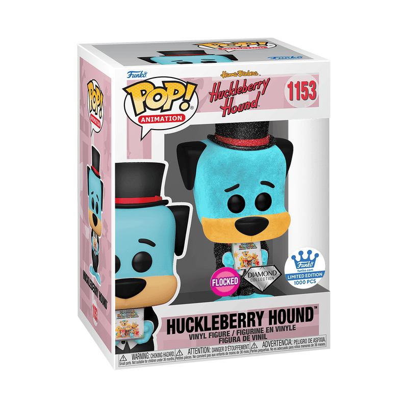 Hanna-Barbera Around the World Book and Huckleberry Hound (Diamond & Flocked) Pop! Bundle, , hi-res view 4