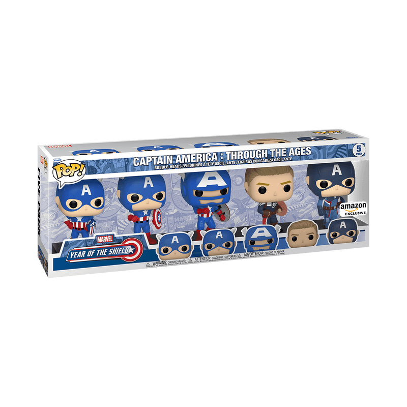 Pop! Captain America: Through the Ages 5-Pack, , hi-res view 2