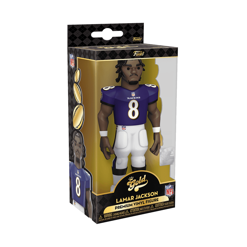 Vinyl GOLD 5" Lamar Jackson - Ravens, , hi-res view 2