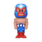 Vinyl SODA: Luchadores- Cap America w/(MT)Chase, , hi-res view 1
