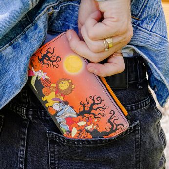 Winnie the Pooh Halloween Group Glow Flap Wallet, Image 2