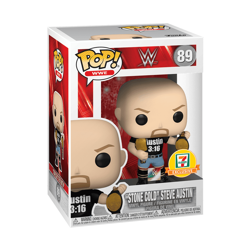 POP WWE: SC Steve Austin (3:16 shirt w/ 2 Belts)(MT), , hi-res view 1